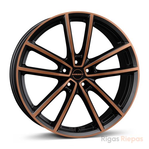 Borbet W 8x20 5x112 ET41, black · polished (Black Copper Polished Matt)