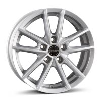 Borbet W 6x15 5x112 ET43, silver (Crystal Silver)