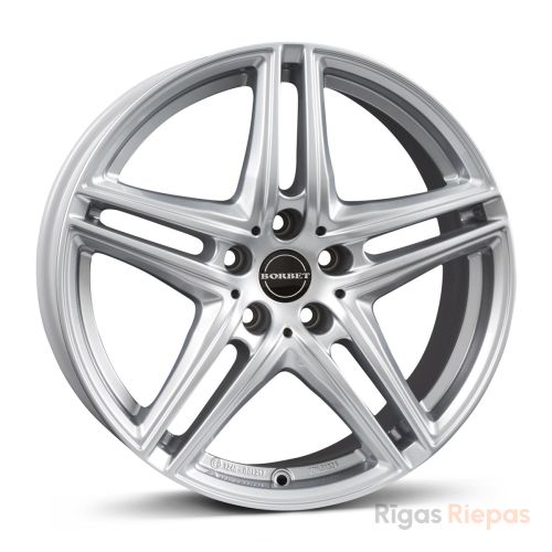 Borbet XR 6.5x16 5x112 ET22, серебристый (Brilliant Silver)