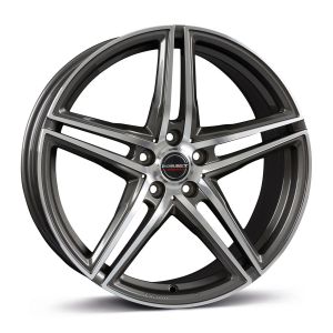 Borbet XRT 8x18 5x114.3 ET45, anthracite · polished