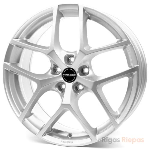 Borbet Y 6.5x16 5x100 ET38, silver (Crystal Silver)