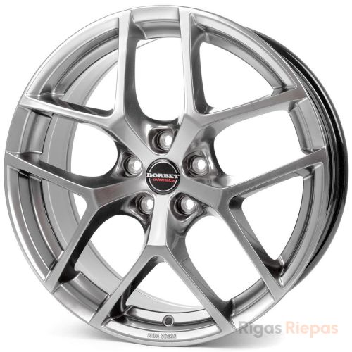 Borbet Y 8x19 5x112 ET37, серебристый · полированный (Hyper Silver)