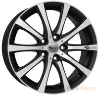 Brock B21 8x18 5x100 ET35, melns · matēts (Schwarz Matt Voll Poliert (SMVP))