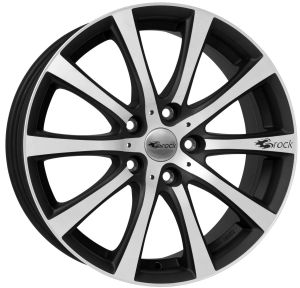 Brock B21 8x18 4x108 ET35, melns · matēts (Schwarz Matt Voll Poliert (SMVP))