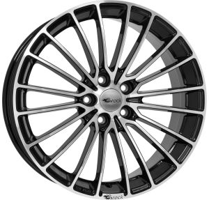 Brock B24 8x18 5x115 ET46, чёрный (Schwarz Glanz Voll Poliert (SGVP))