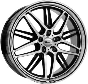 Brock B28 8.5x19 5x114.3 ET45, black (Schwarz Glanz Voll Poliert (SGVP))