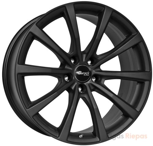 Brock B32 11x22 5x112 ET40, melns · matēts (Schwarz Klar Matt (SKM))
