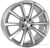 Brock B32 8.5x18 5x112 ET40, sudraba (Kristallsilber (KS))
