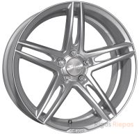 Brock B33 8x17 5x114.3 ET45, sudraba (Kristallsilber (KS))