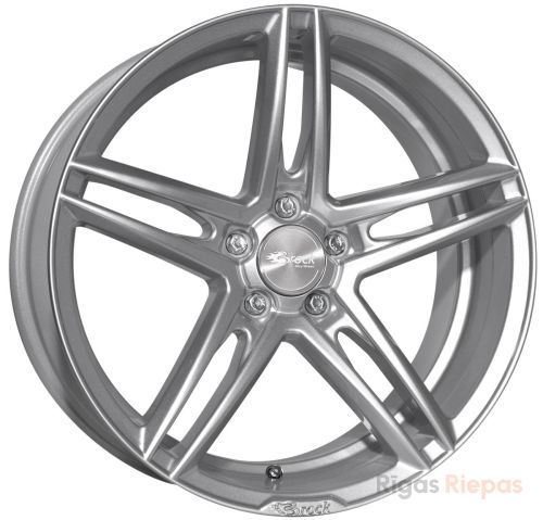 Brock B33 8x17 5x114.3 ET45, sudraba (Kristallsilber (KS))