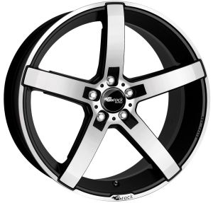 Brock B35 8x18 5x108 ET45, black · matte (Schwarz Matt Voll Poliert (SMVP))