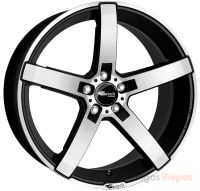 Brock B35 7.5x17 5x112 ET45, melns · matēts (Schwarz Matt Voll Poliert (SMVP))