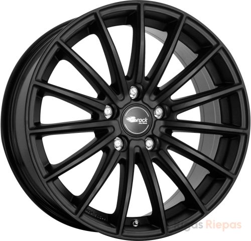 Brock B36 7.5x17 5x112 ET35, melns · matēts (Satin Black Matt (SBM))