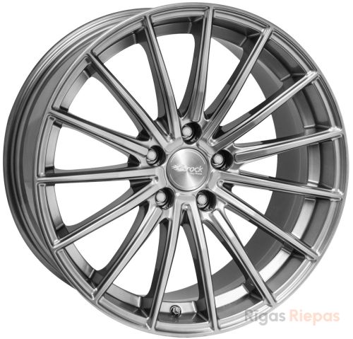 Brock B36 7.5x17 5x114.3 ET38, sudraba · pulēts (Hyper Silber (HS))