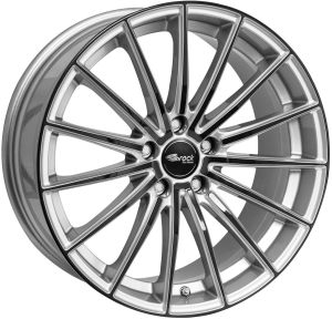 Brock B36 8.5x19 5x114.3 ET38, серебристый (Kristallsilber Black (KSB))