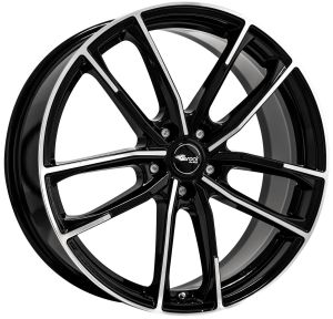 Brock B38 8x18 5x108 ET45, black (Schwarz Glanz Voll Poliert (SGVP))