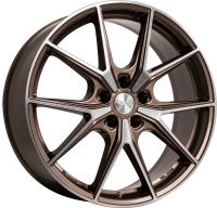 Brock B40 8x19 5x112 ET45, бронзовый (Bronze Copper Voll Poliert (BCVP))