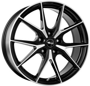 Brock B40 8x19 5x100 ET39, чёрный (Schwarz Glanz Voll Poliert (SGVP))