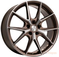 Brock B40 8x19 5x112 ET38, бронзовый (Bronze Copper Voll Poliert (BCVP))