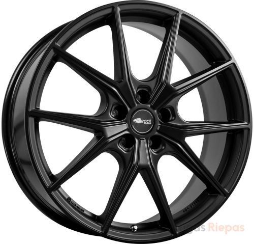 Brock B40 8x19 5x120 ET40, melns · matēts (Satin Black Matt (SBM))