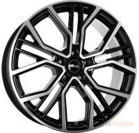Brock B41 9x20 5x112 ET44, melns (Schwarz Glanz Voll Poliert (SGVP))