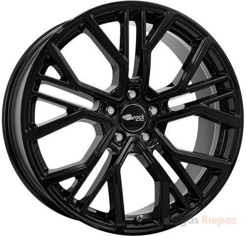 Brock B41 8.5x19 5x112 ET26, melns (Schwarz Glanz (SG))