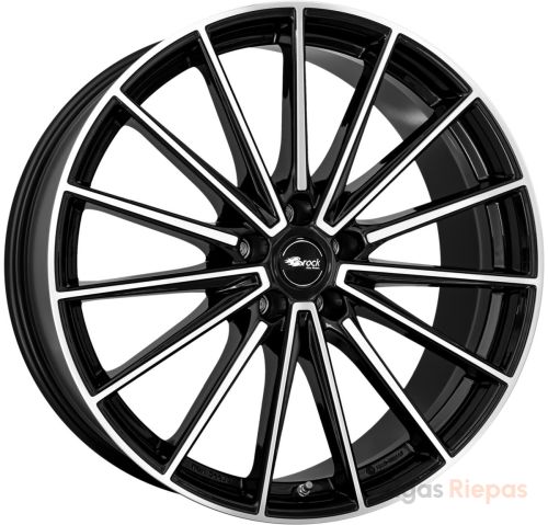 Brock B43 9x20 5x112 ET20, black · polished