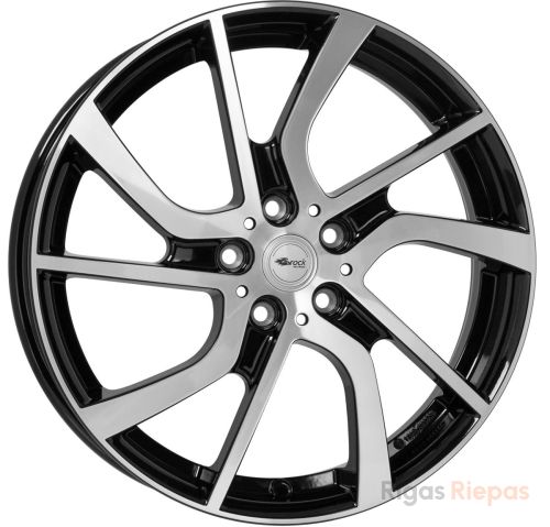 Brock eB1 5x19 5x112 ET43, чёрный (Schwarz Glanz Voll Poliert (SGVP))