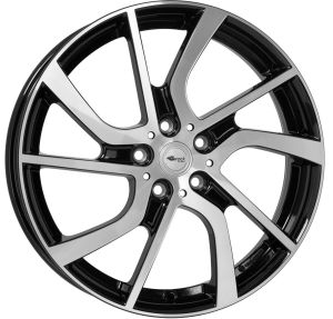 Brock eB1 5x19 5x112 ET43, чёрный (Schwarz Glanz Voll Poliert (SGVP))