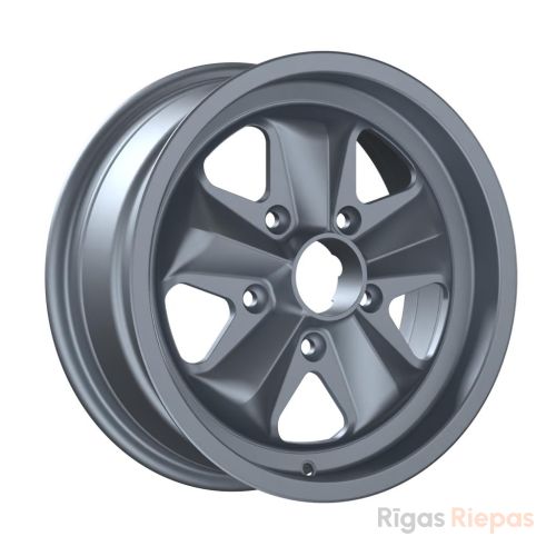 Classic HF15 6x15 5x130 ET36, silver · polished (Matt Silver Machined Lip)