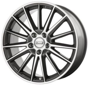 CMS C23 9x18 5x112 ET44, antracīta · pulēts (Diamond Grey Gloss)