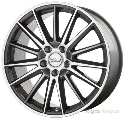 CMS C23 9x18 5x112 ET44, antracīta · pulēts (Diamond Grey Gloss)