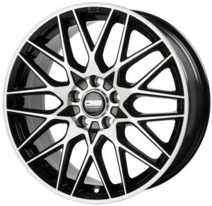 CMS C25 9x20 5x112 ET45, melns · pulēts (Diamond Black Gloss)