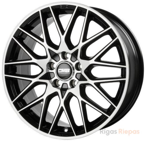 CMS C25 9x20 5x112 ET57, melns · pulēts (Diamond Black Gloss)