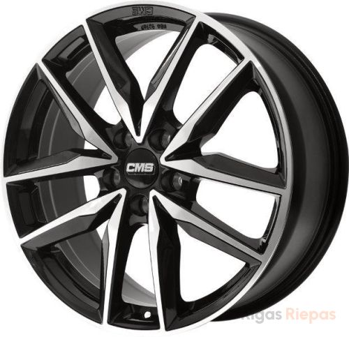 CMS C28 7.5x18 5x100 ET40, melns · pulēts (Diamond Black Gloss)
