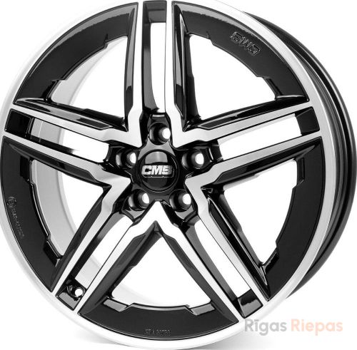CMS C29-AERO 7.5x18 5x112 ET50, black · polished (Diamond Black Gloss)