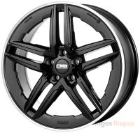 CMS C29-AERO 8.5x18 5x112 ET44, black · polished (Diamond Rim Black Gloss)