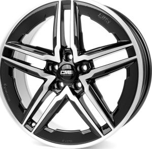 CMS C29-AERO 7.5x18 5x112 ET50, melns · pulēts (Diamond Black Gloss)