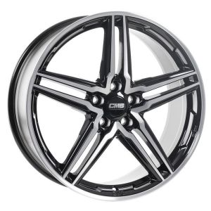 CMS C29 8x18 5x120 ET50, melns · pulēts (Diamond Black Gloss)