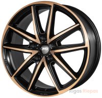 CMS C30 7x17 5x108 ET50, melns · pulēts (Diamond Black Copper)