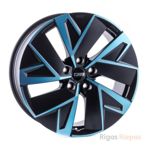 CMS C32-AERO 8x19 5x112 ET34, чёрный · полированный (Diamond Black Blue)