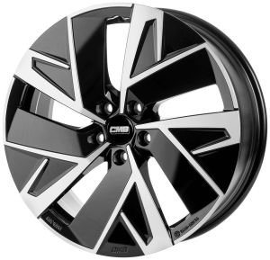 CMS C32-AERO 7.5x19 5x112 ET49, melns · pulēts (Diamond Black Gloss)