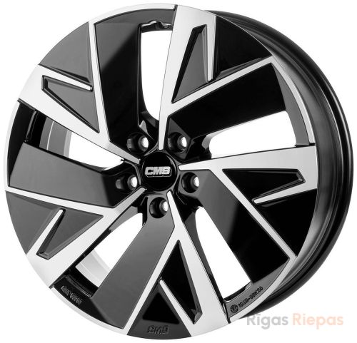 CMS C32-AERO 7.5x19 5x112 ET49, black · polished (Diamond Black Gloss)