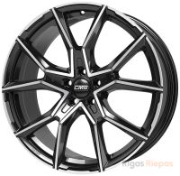 CMS C33 8x19 5x112 ET45, melns · pulēts (Diamond Black Gloss)