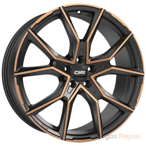 CMS C33 8x19 5x112 ET38, melns · pulēts (Diamond Black Copper)