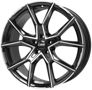 CMS C33 8x19 5x112 ET45, melns · pulēts (Diamond Black Gloss)