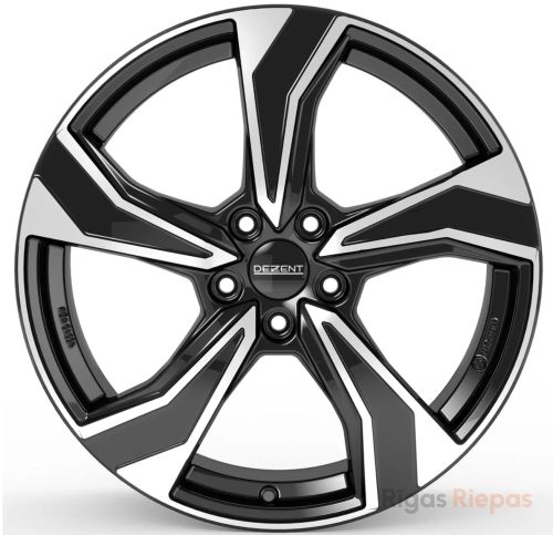 Dezent KB dark 7x16 5x112 ET41, melns · pulēts (Black/Polished)