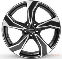 Dezent KB dark 7x16 5x112 ET41, melns · pulēts (Black/Polished)