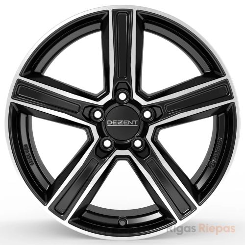 Dezent KG dark 7.5x17 5x108 ET50, black · polished (Black/Polished)