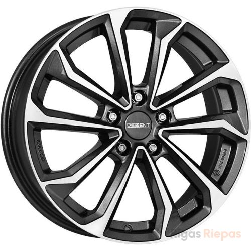 Dezent KS dark 6.5x16 5x114.3 ET50, anthracite · polished (Gunmetal/Polished)